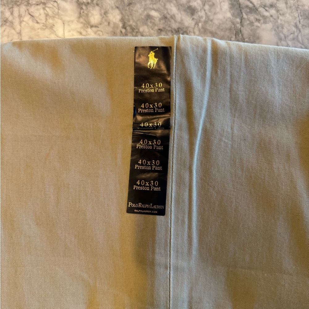 NWT POLO RALPH LAUREN Tan Preston Trouser Pant